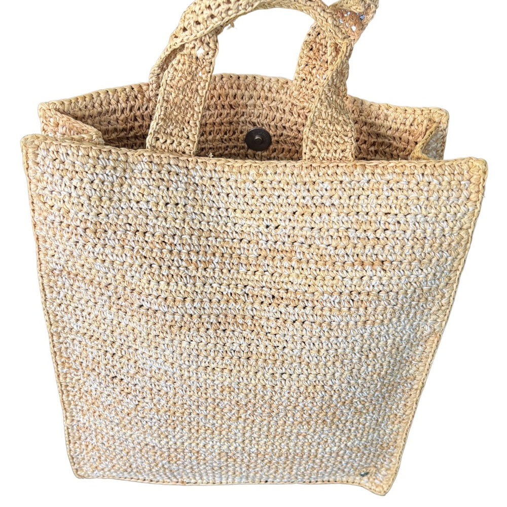Helen Kaminski Natural Raffia Tote Bag